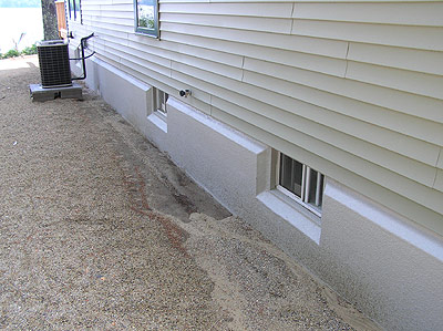 Horizon above-grade foundation waterproofing