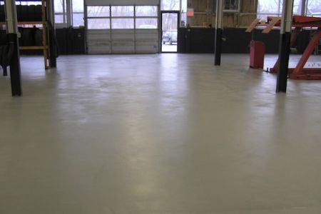 Shop floor coating