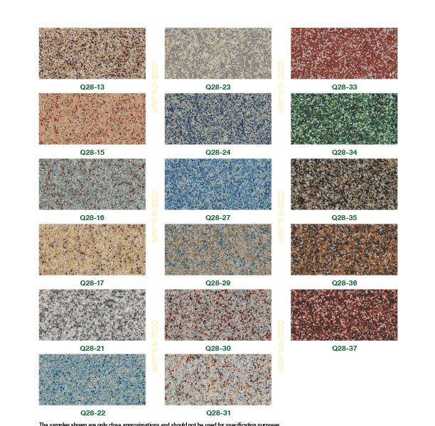 Duraflex Color Chart