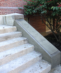 Concrete step repair service