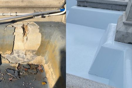 Concrete fountain repair